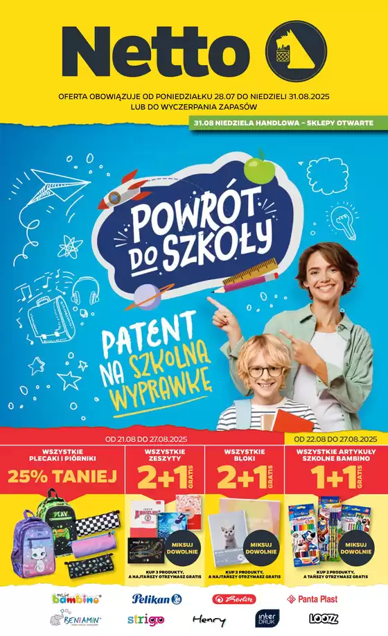 Katalog Netto w: Miechów | Szeroki wybór ofert | 2025-07-27T00:00:00.000Z - 2025-08-31T00:00:00.000Z