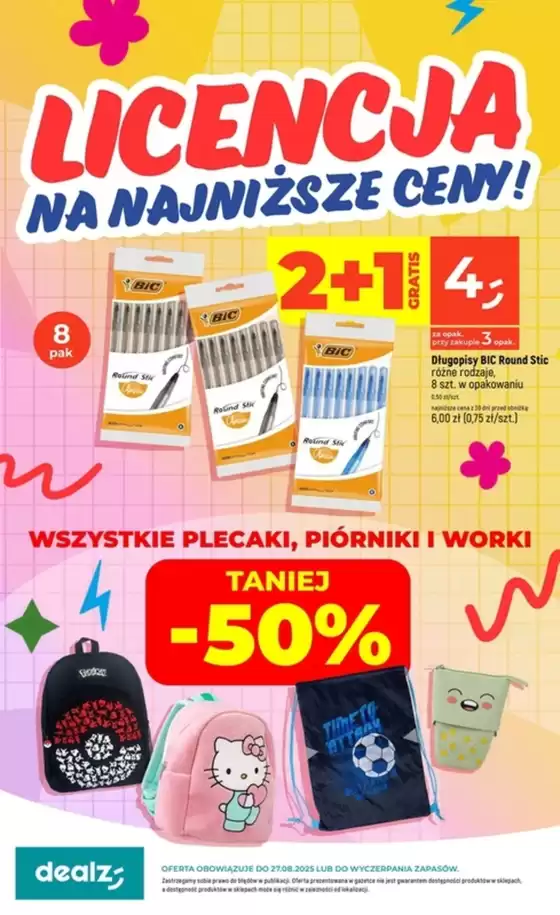 Katalog Dealz w: Trzebnica | Dealz O!CENY PIERWSZA KLASA | 2025-08-25T00:00:00.000Z - 2025-08-27T00:00:00.000Z