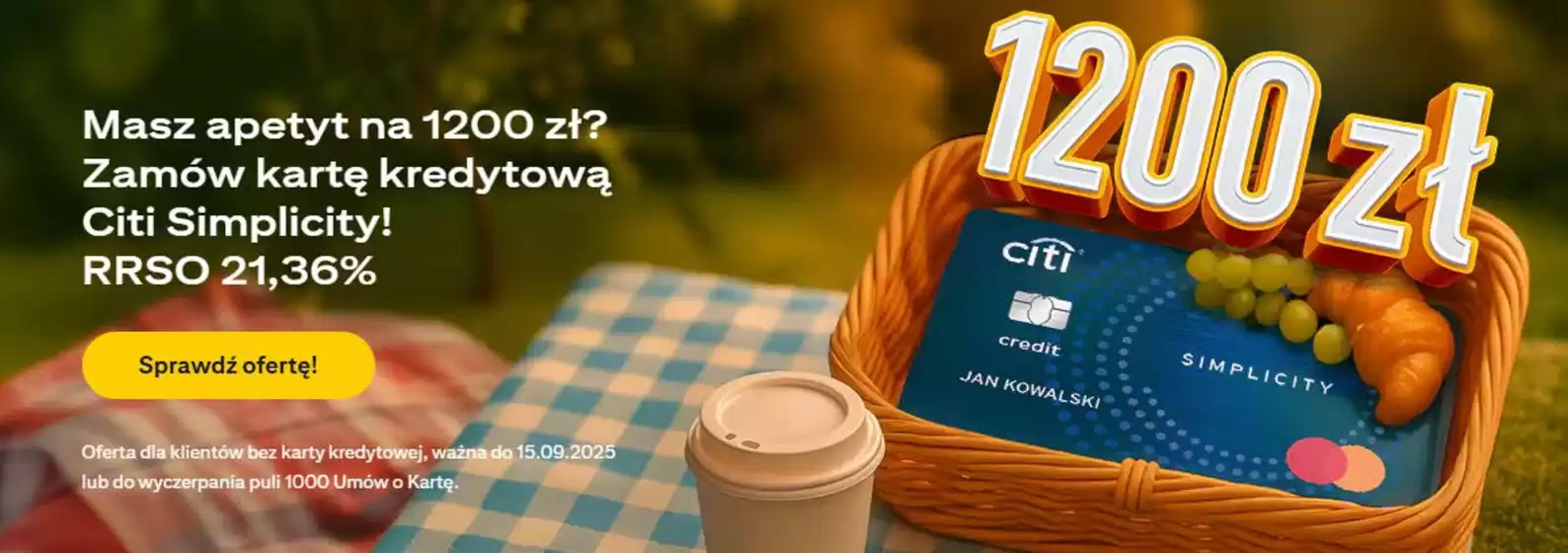 Nawet 1200 zł z kartą kredytową!