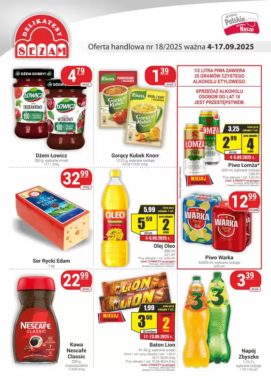 Katalog Nasz Sklep w: Grybów | Świetna oferta dla wszystkich klientów | 2025-09-05T00:00:00.000Z - 2025-09-19T00:00:00.000Z