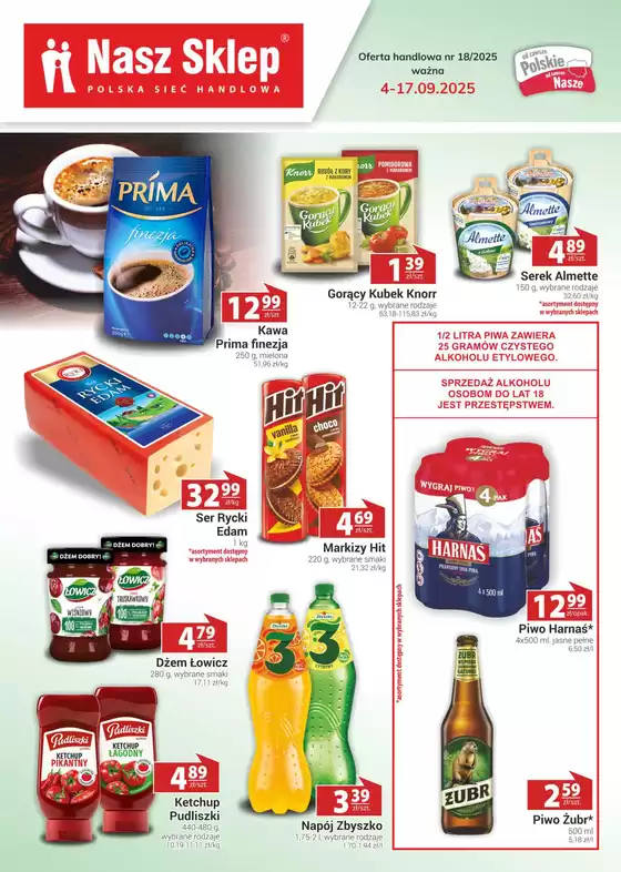 Katalog Nasz Sklep w: Grybów | Nowe oferty do odkrycia | 2025-09-05T00:00:00.000Z - 2025-09-19T00:00:00.000Z