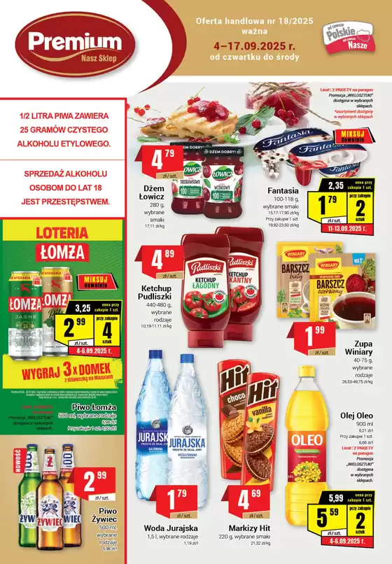 Katalog Nasz Sklep w: Grybów | Specjalne oferty dla Ciebie | 2025-09-05T00:00:00.000Z - 2025-09-19T00:00:00.000Z