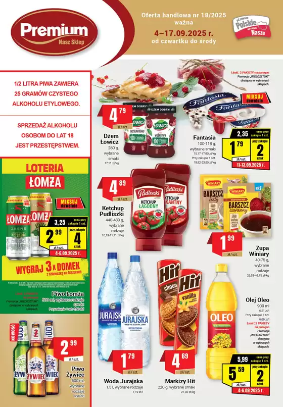 Katalog Nasz Sklep w: Grybów | Najlepsze oferty i rabaty | 2025-09-05T00:00:00.000Z - 2025-09-19T00:00:00.000Z