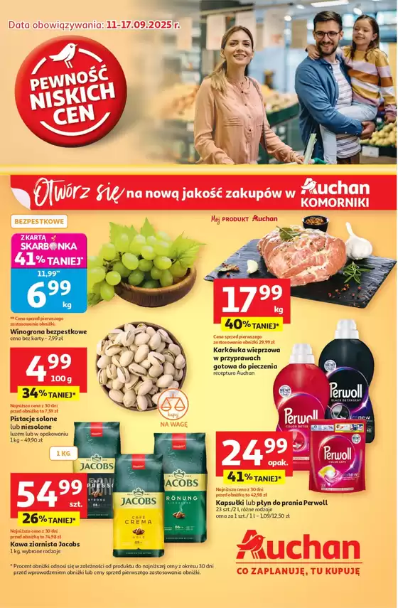 Katalog Auchan w: Bytów | Nasze najlepsze oferty dla Ciebie | 2025-09-11T00:00:00.000Z - 2025-09-17T00:00:00.000Z