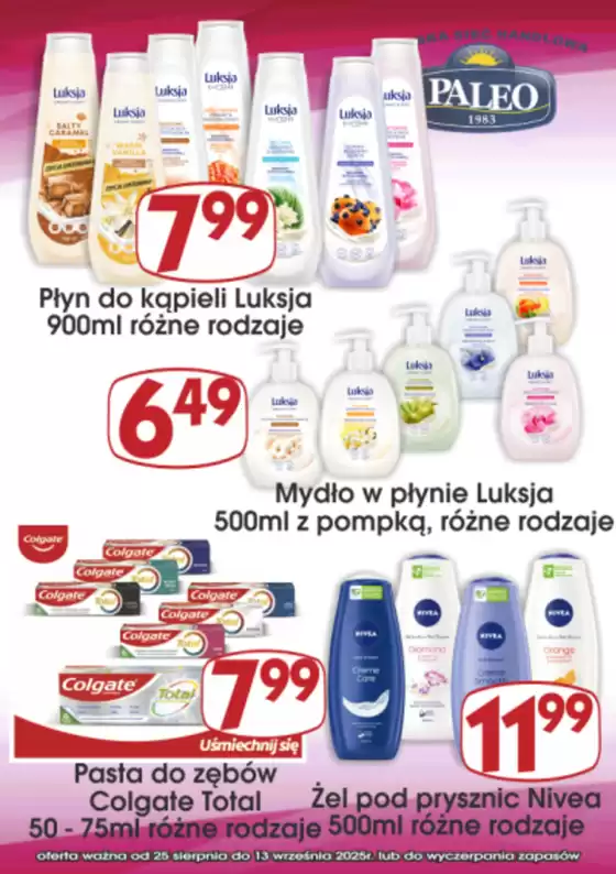 Katalog Delikatesy Paleo w: Bytów | Najlepsze oferty i rabaty | 2025-09-09T00:00:00.000Z - 2025-09-23T00:00:00.000Z