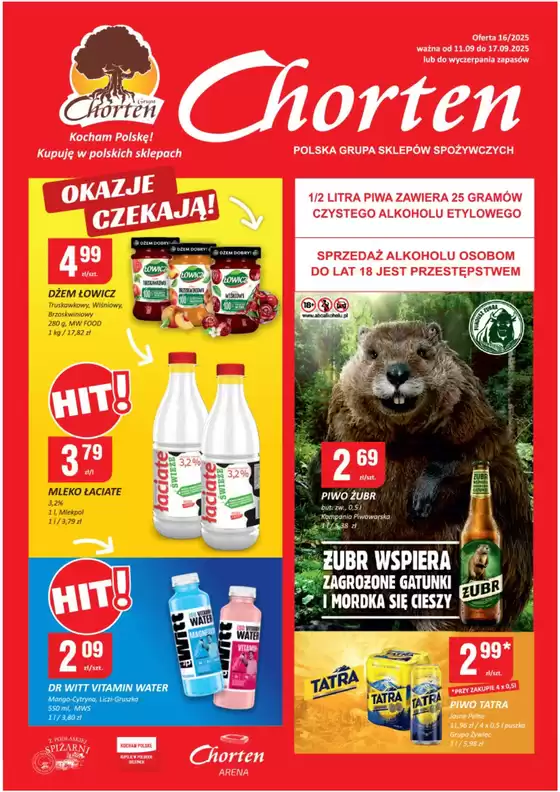 Katalog Chorten w: Dylewo | Nasze najlepsze okazje | 2025-09-09T00:00:00.000Z - 2025-09-23T00:00:00.000Z