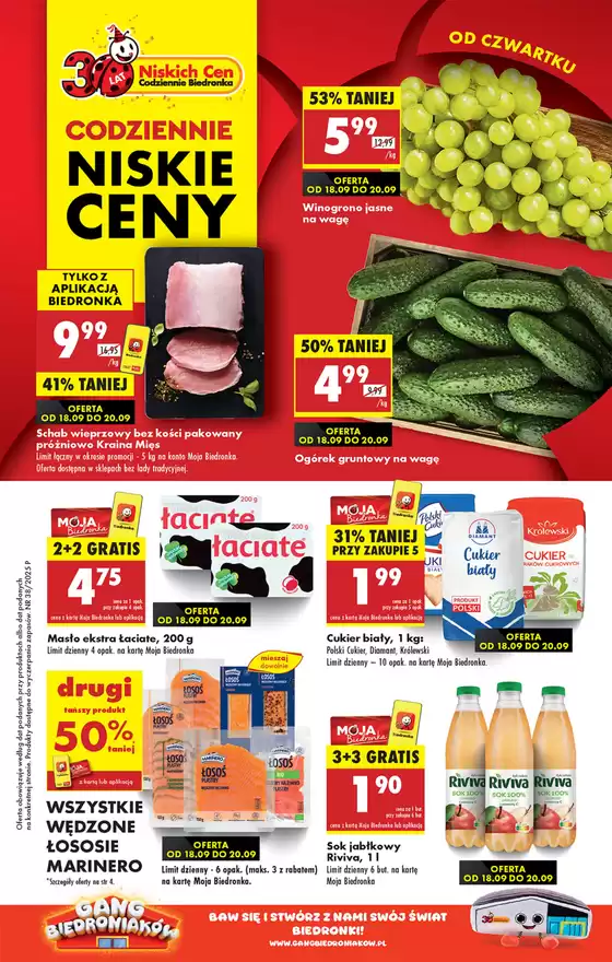 Katalog Biedronka w: Lubań | Najlepsze oferty i rabaty | 2025-09-19T00:00:00.000Z - 2025-10-03T00:00:00.000Z
