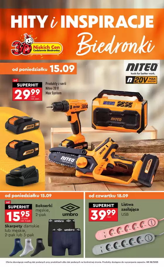 Katalog Biedronka w: Lubań | Świetna oferta dla wszystkich klientów | 2025-09-19T00:00:00.000Z - 2025-10-03T00:00:00.000Z