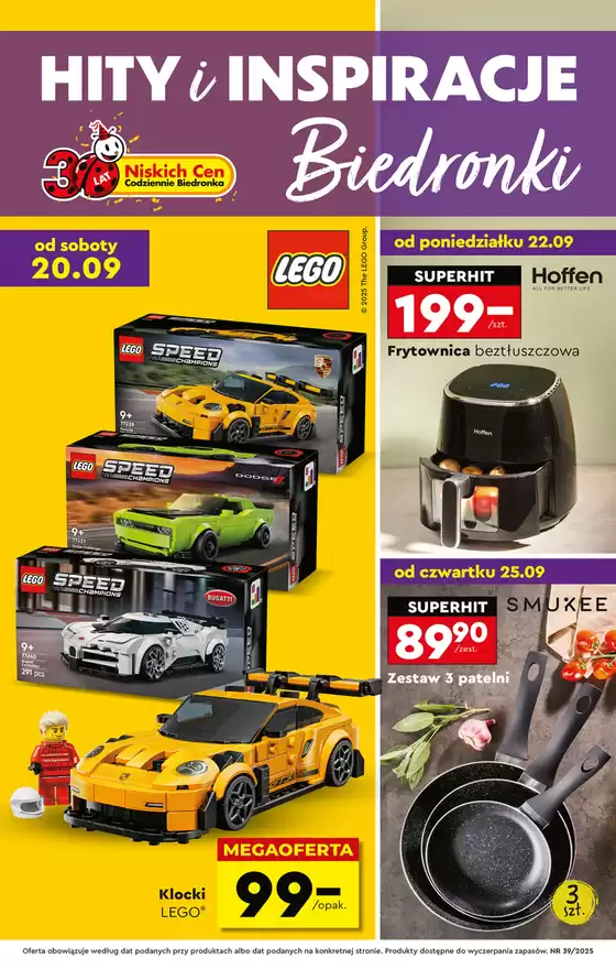 Katalog Biedronka w: Lubań | Najlepsze oferty dla oszczędnych | 2025-09-19T00:00:00.000Z - 2025-10-03T00:00:00.000Z