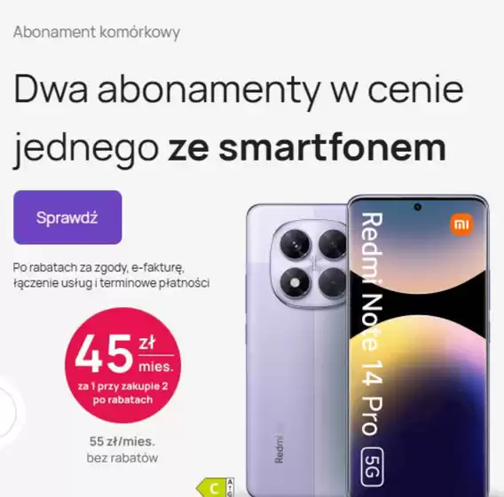 Światłowód z umową tylko na 9 miesięcy