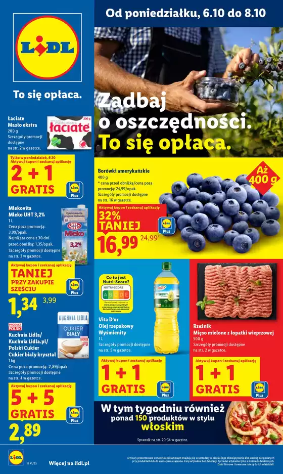 OFERTA WAŻNA OD 6.10 DO 8.10