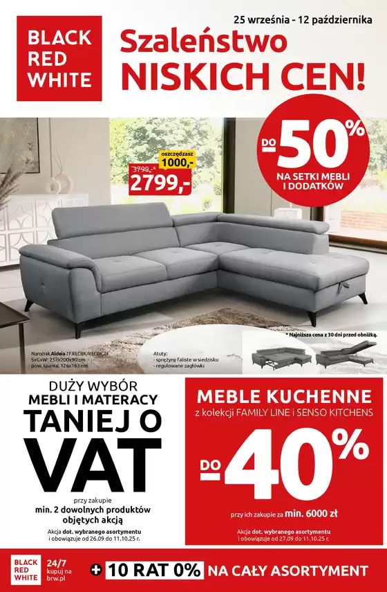 Szaleństwo niskich cen do -50% na setki mebli i dodatków