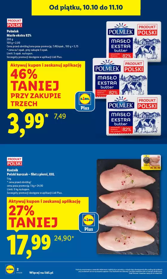 OFERTA WAŻNA OD 9.10 DO 11.10