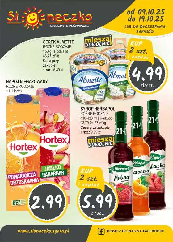 Katalog Słoneczko w: Grybów | Szeroki wybór ofert | 2025-10-09T00:00:00.000Z - 2025-10-19T00:00:00.000Z