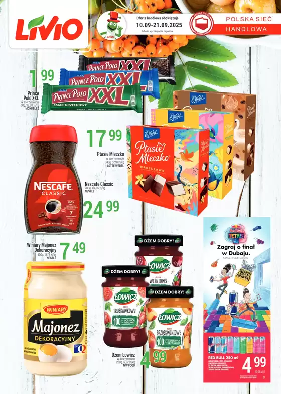 Katalog Livio w: Grybów | Nowe oferty do odkrycia | 2025-10-09T00:00:00.000Z - 2025-10-23T00:00:00.000Z