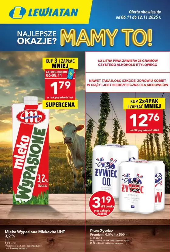Katalog Lewiatan w: Sieraków | Oszczędzaj teraz dzięki naszym ofertom | 2025-11-06T00:00:00.000Z - 2025-11-12T00:00:00.000Z