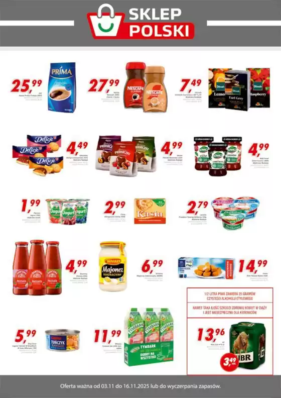 Katalog Sklep Polski w: Sieraków | Promocji Sklep Polski | 2025-11-03T00:00:00.000Z - 2025-11-16T00:00:00.000Z