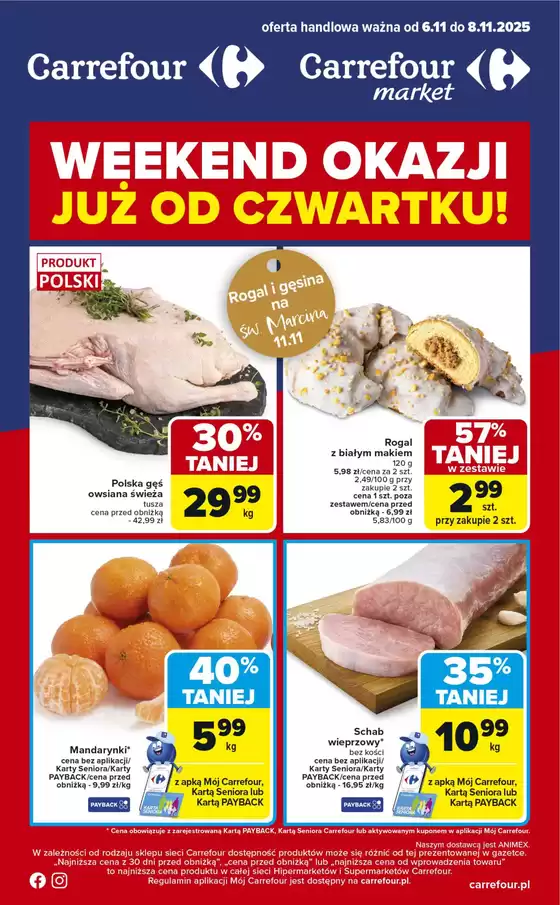 Katalog Carrefour w: Tarnobrzeg | Gazetka Weekend okazji już od czwartku! | 2025-11-05T00:00:00.000Z - 2025-11-08T00:00:00.000Z