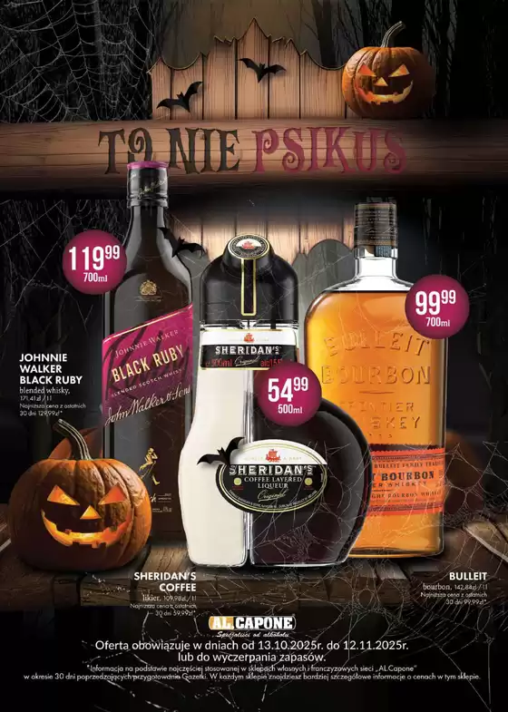 Katalog Al.Capone w: Tarnobrzeg | Promocje „to nie psikus | 2025-11-04T00:00:00.000Z - 2025-11-12T00:00:00.000Z