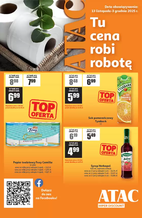 Katalog Auchan w: Oława | Gazetka ATAC Hiper Discount | 2025-11-13T00:00:00.000Z - 2025-12-03T00:00:00.000Z