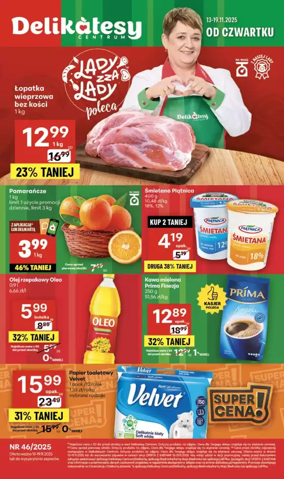 Katalog Delikatesy Centrum | Ekskluzywne oferty i okazje | 2025-11-13T00:00:00.000Z - 2025-11-19T00:00:00.000Z