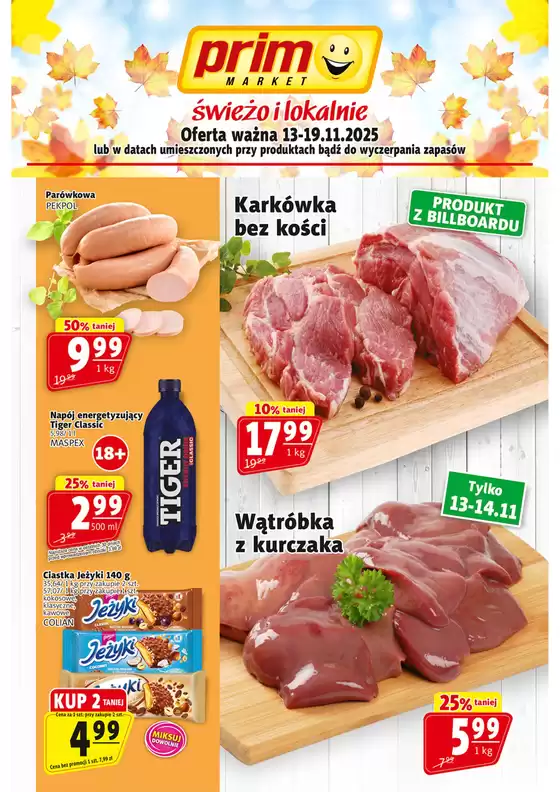 Katalog Prim Market | Ekskluzywne okazje | 2025-11-13T00:00:00.000Z - 2025-11-19T00:00:00.000Z