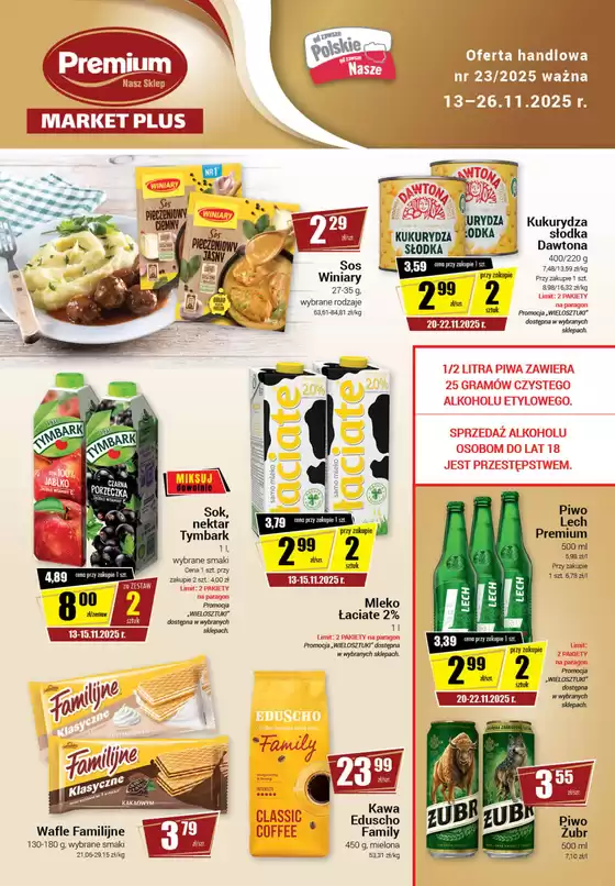 Katalog Nasz Sklep w: Krościenko nad Dunajcem | Aktualne oferty i promocje | 2025-11-13T00:00:00.000Z - 2025-11-26T00:00:00.000Z