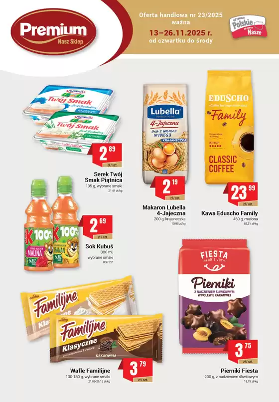 Katalog Nasz Sklep w: Krościenko nad Dunajcem | Nasze najlepsze oferty dla Ciebie | 2025-11-13T00:00:00.000Z - 2025-11-26T00:00:00.000Z