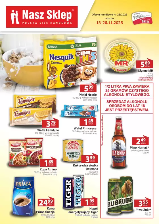 Katalog Nasz Sklep w: Krościenko nad Dunajcem | Szeroki wybór ofert | 2025-11-13T00:00:00.000Z - 2025-11-26T00:00:00.000Z