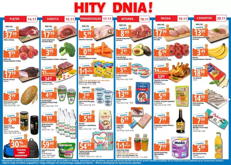 Katalog E.Leclerc w: Gryfino | Świetne rabaty na wybrane produkty | 2025-11-14T00:00:00.000Z - 2025-11-20T00:00:00.000Z