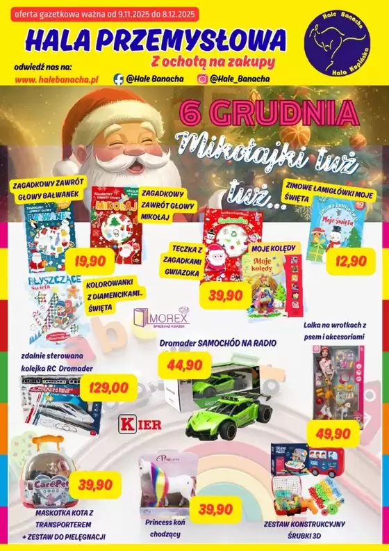 Katalog Hale Banacha w: Poznań | Mikołajki tuż tuz.. | 2025-11-14T00:00:00.000Z - 2025-12-08T00:00:00.000Z