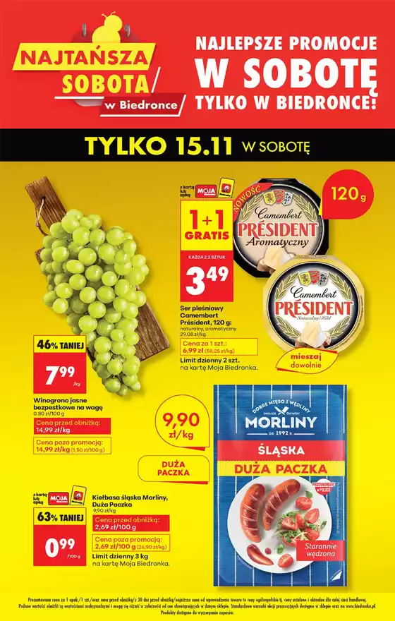 Katalog Biedronka | Najlepsze oferty dla wszystkich klientów | 2025-11-15T00:00:00.000Z - 2025-11-15T00:00:00.000Z