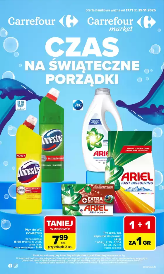 Katalog Carrefour | Gazetka Czas na świąteczne porządki od poniedziałku! | 2025-11-16T00:00:00.000Z - 2025-11-29T00:00:00.000Z