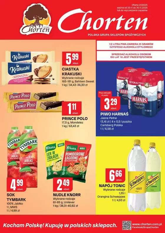 Katalog Chorten | Rabaty i promocje | 2025-11-20T00:00:00.000Z - 2025-11-30T00:00:00.000Z