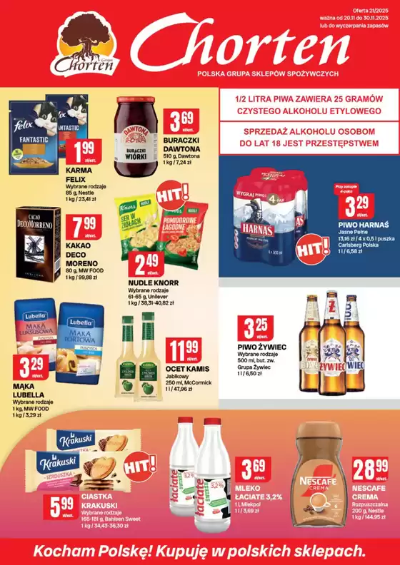 Katalog Chorten | Atrakcyjne oferty specjalne dla wszystkich | 2025-11-20T00:00:00.000Z - 2025-11-30T00:00:00.000Z