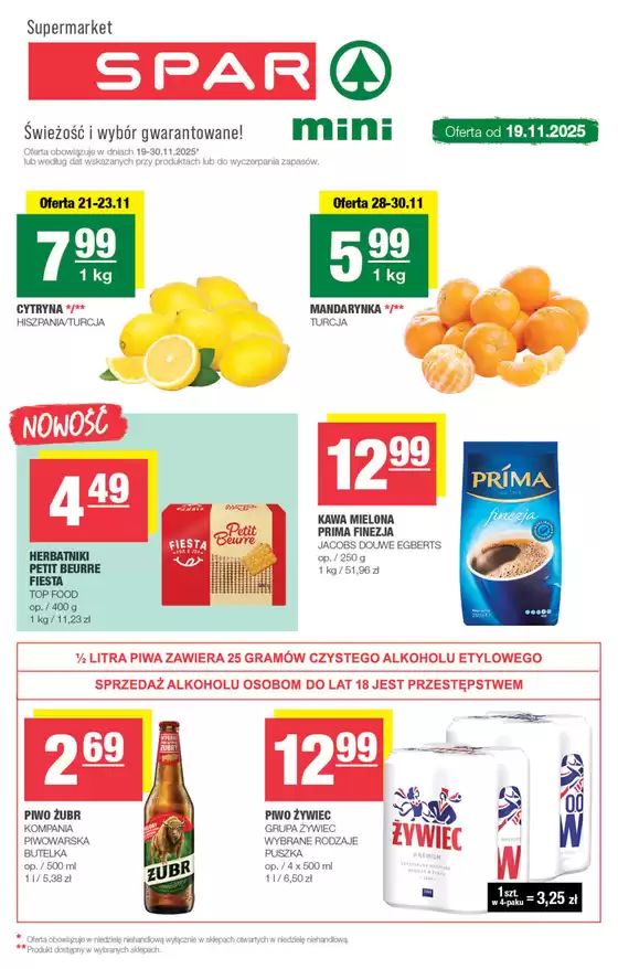 Katalog Spar | Aktualne oferty i promocje | 2025-11-19T00:00:00.000Z - 2025-11-30T00:00:00.000Z