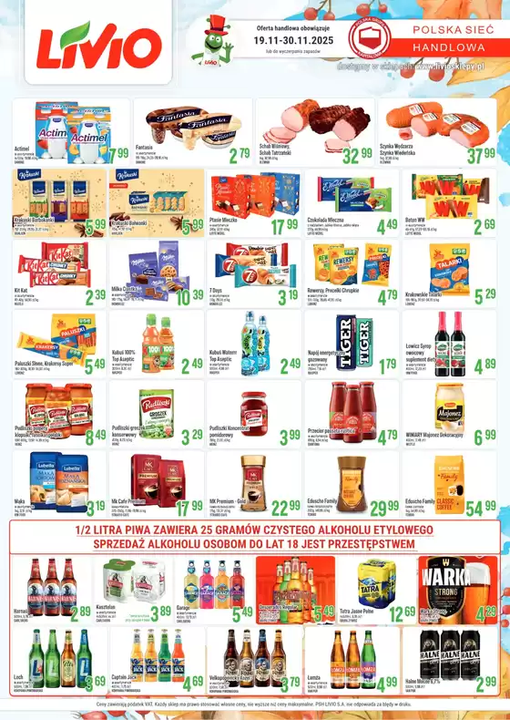 Katalog Livio | Świetna oferta dla łowców okazji | 2025-11-19T00:00:00.000Z - 2025-11-30T00:00:00.000Z