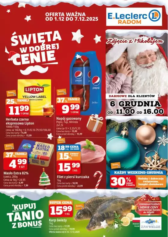 Katalog E.Leclerc w: Toruń | Świetna oferta dla wszystkich klientów | 2025-12-01T00:00:00.000Z - 2025-12-07T00:00:00.000Z