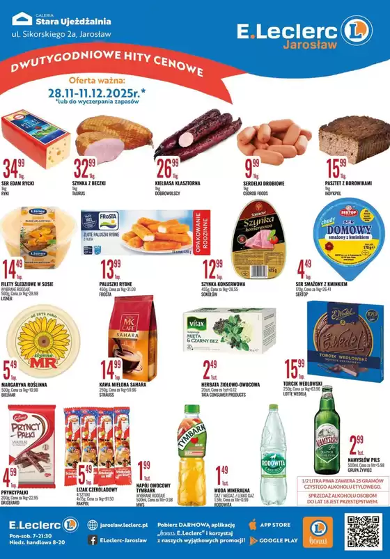 Katalog E.Leclerc w: Toruń | Nasze najlepsze oferty dla Ciebie | 2025-11-28T00:00:00.000Z - 2025-12-11T00:00:00.000Z