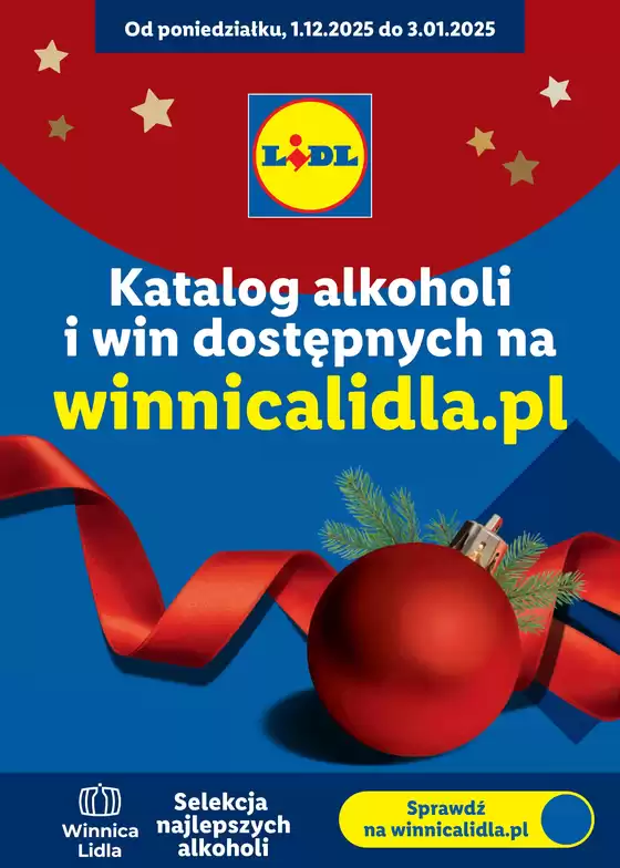 Katalog Lidl w: Poznań | WINNICA LIDLA | 2025-12-01T00:00:00.000Z - 2026-01-03T00:00:00.000Z