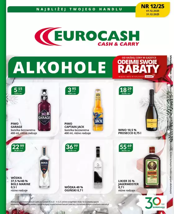 Katalog Eurocash w: Toruń | Katalog Alkoholowy | 2025-12-01T00:00:00.000Z - 2025-12-31T00:00:00.000Z