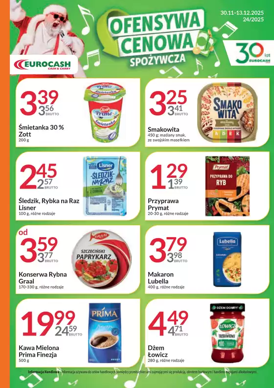 Katalog Eurocash w: Toruń | Ofensywa Spożywcza | 2025-11-30T00:00:00.000Z - 2025-12-13T00:00:00.000Z