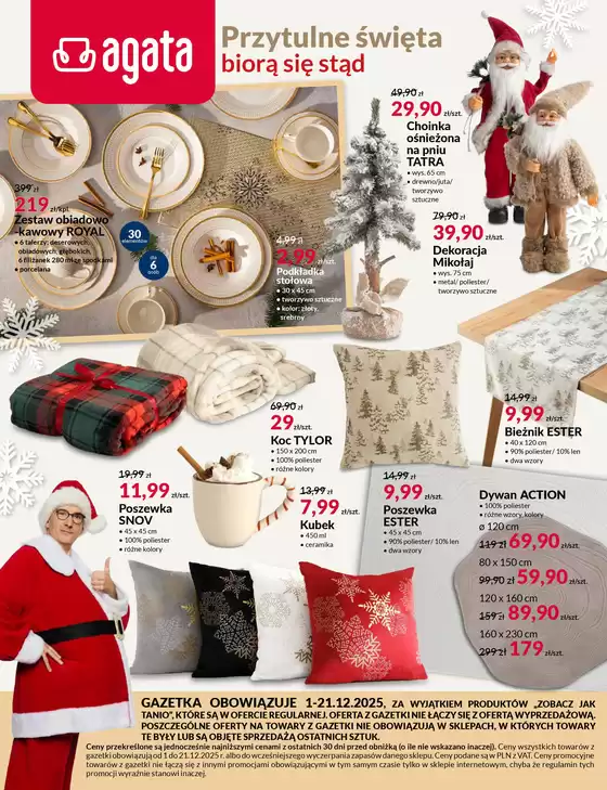 Katalog Agata Meble w: Oborniki | Gazetka Promocyjna wi ta 12.2025 | 2025-12-01T00:00:00.000Z - 2025-12-21T00:00:00.000Z