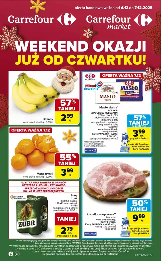 Katalog Carrefour w: Wrocław | Gazetka Weekend okazji już od czwartku! | 2025-12-03T00:00:00.000Z - 2025-12-07T00:00:00.000Z