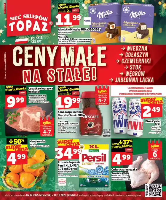 Katalog Topaz w: Radzyń Podlaski | Najlepsze oferty i rabaty | 2025-12-04T00:00:00.000Z - 2025-12-10T00:00:00.000Z