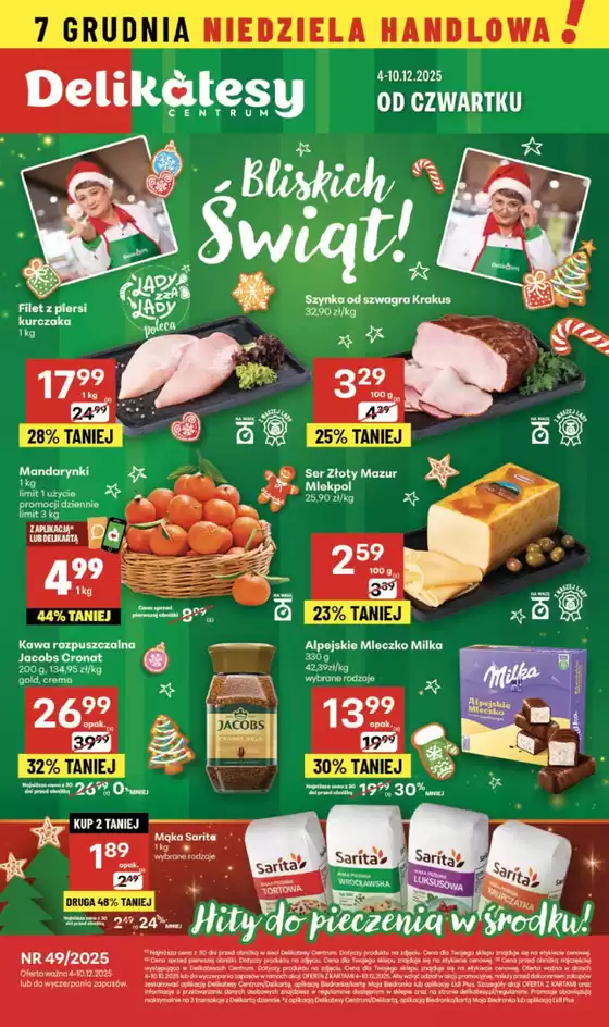 Katalog Delikatesy Centrum w: Straszyn | Najlepsze oferty dla wszystkich łowców okazji | 2025-12-04T00:00:00.000Z - 2025-12-10T00:00:00.000Z