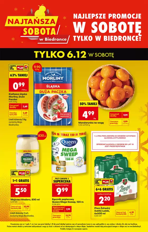 Katalog Biedronka w: Łomża | Ekskluzywne oferty dla naszych klientów | 2025-12-06T00:00:00.000Z - 2025-12-20T00:00:00.000Z