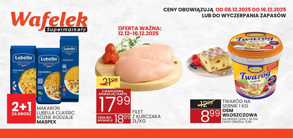 Katalog Wafelek w: Lubliniec | Wafelek gazetka | 2025-12-08T00:00:00.000Z - 2025-12-16T00:00:00.000Z