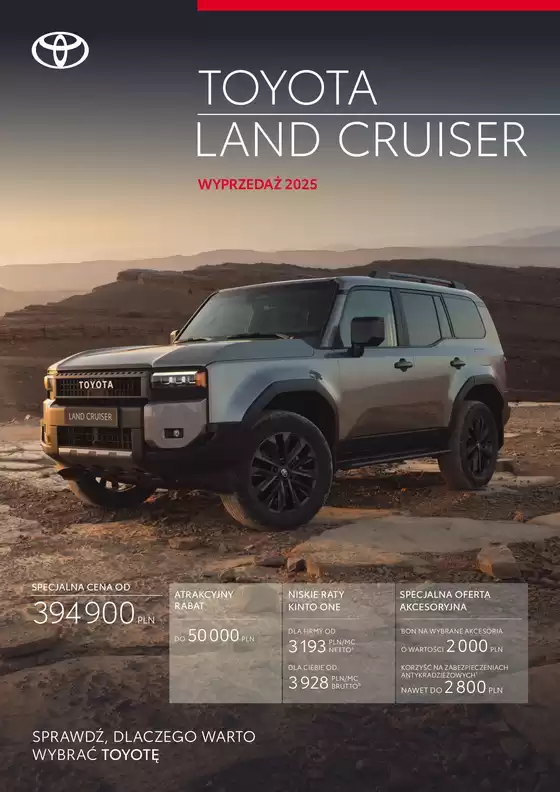 Katalog Toyota w: Konin | Spec lc py25 | 2025-12-06T00:00:00.000Z - 2025-12-31T00:00:00.000Z