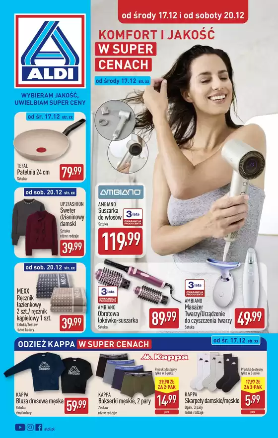 Katalog Aldi w: Luboń | Odkryj atrakcyjne oferty | 2025-12-17T00:00:00.000Z - 2025-12-20T00:00:00.000Z